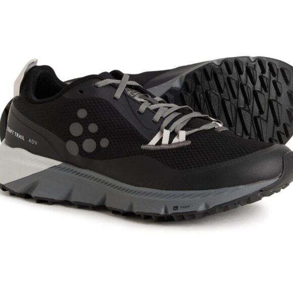 Craft Shoes ADV Nordic Trail Running Men's Black  Brand of Sweden NEW - Picture 2 of 12